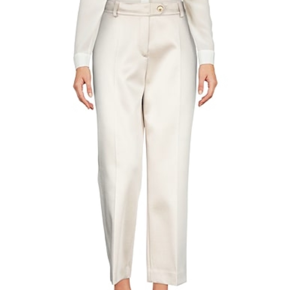 NWOT Blumarine shiny wool trousers Size 40 IT/4 US